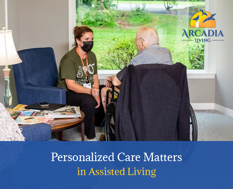 Personalized care in assisted living facility