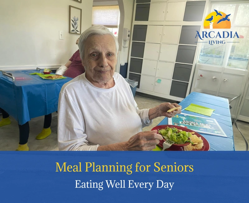 meal planning for seniors, healthy eating tips at home